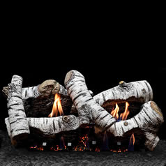 Empire Birch Wood Vent Free Gas Logs