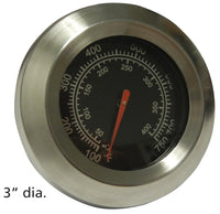 Grill Heat Indicator, Grill Thermometer 3" Heat Indicator