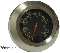 Grill Heat Indicator, Grill Thermometer 3" Heat Indicator