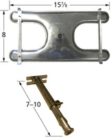 Single Port H Style Gas Grill Burner Broilmaster, Charmglow, Kenmore and others.